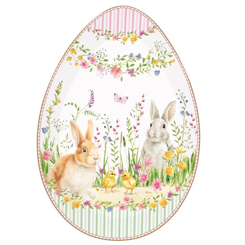 Porcelain serving platter in colour box