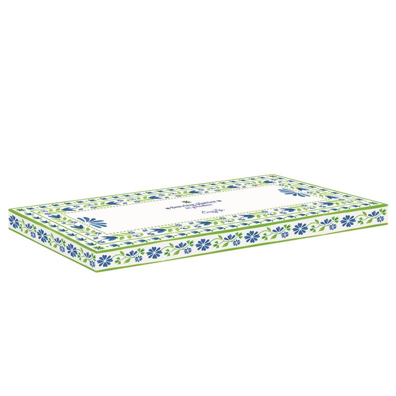 Porcelain serving platter in colour box