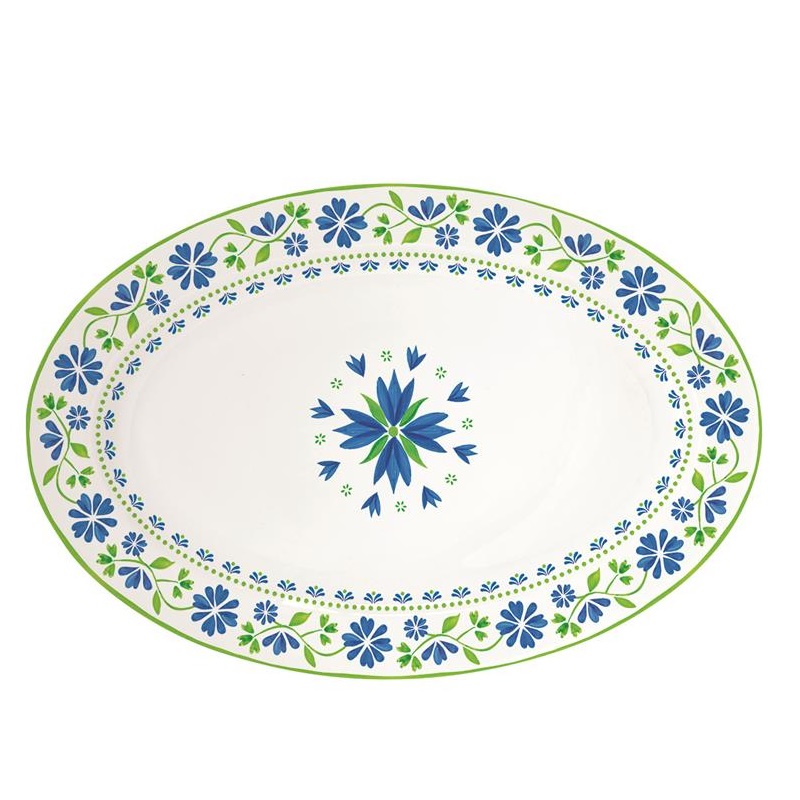 Porcelain serving platter in colour box