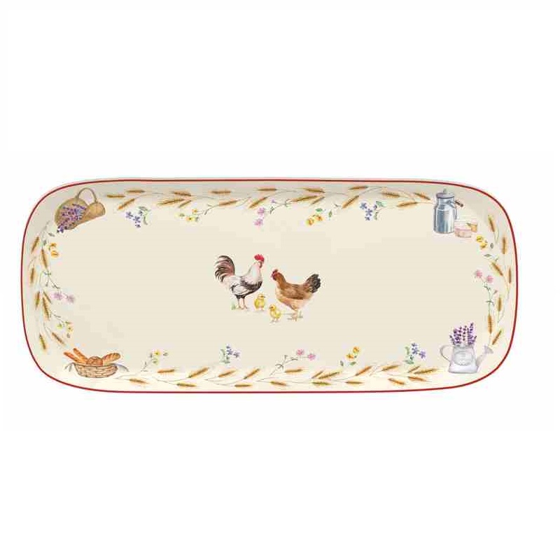 Porcelain serving platter