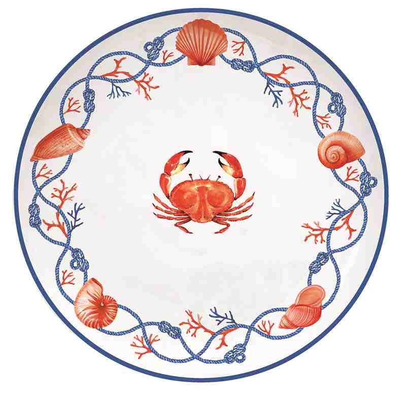 Porcelain side plate with embossed design