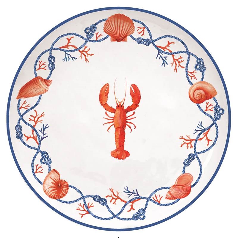 Porcelain side plate with embossed design