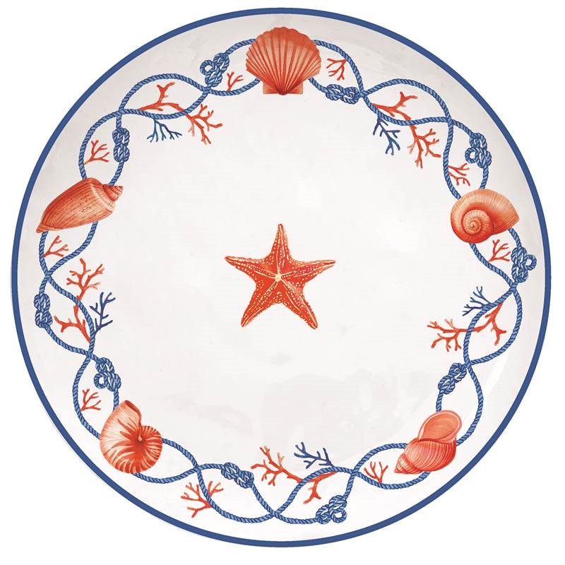 Porcelain side plate with embossed design