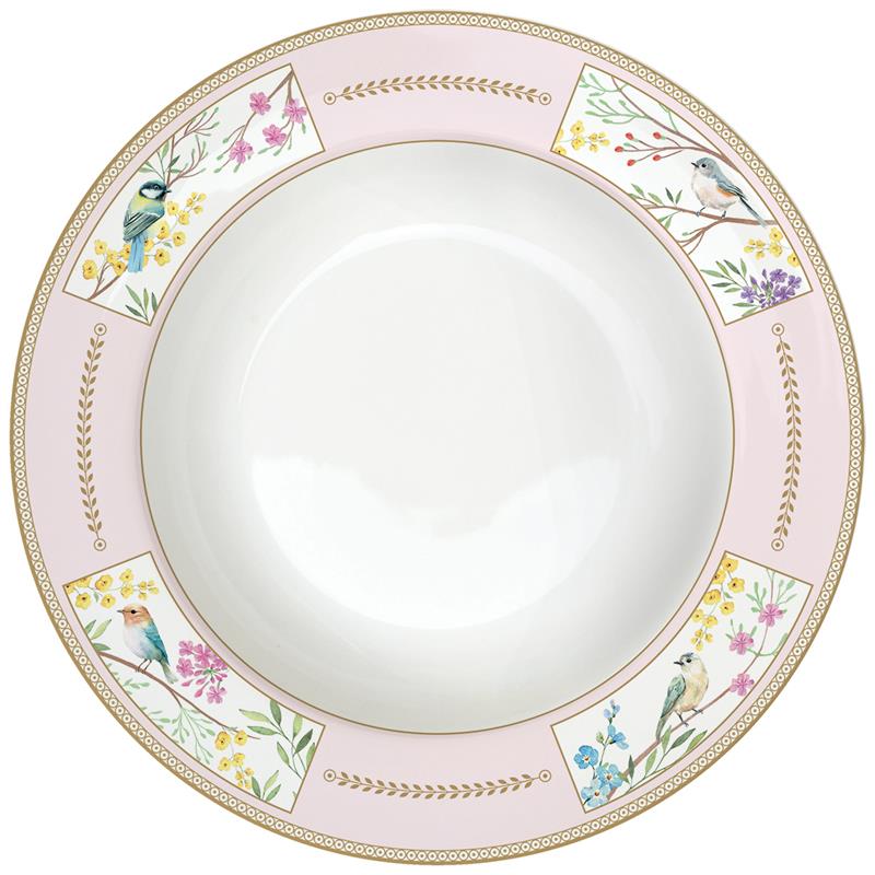 Porcelain soup plate