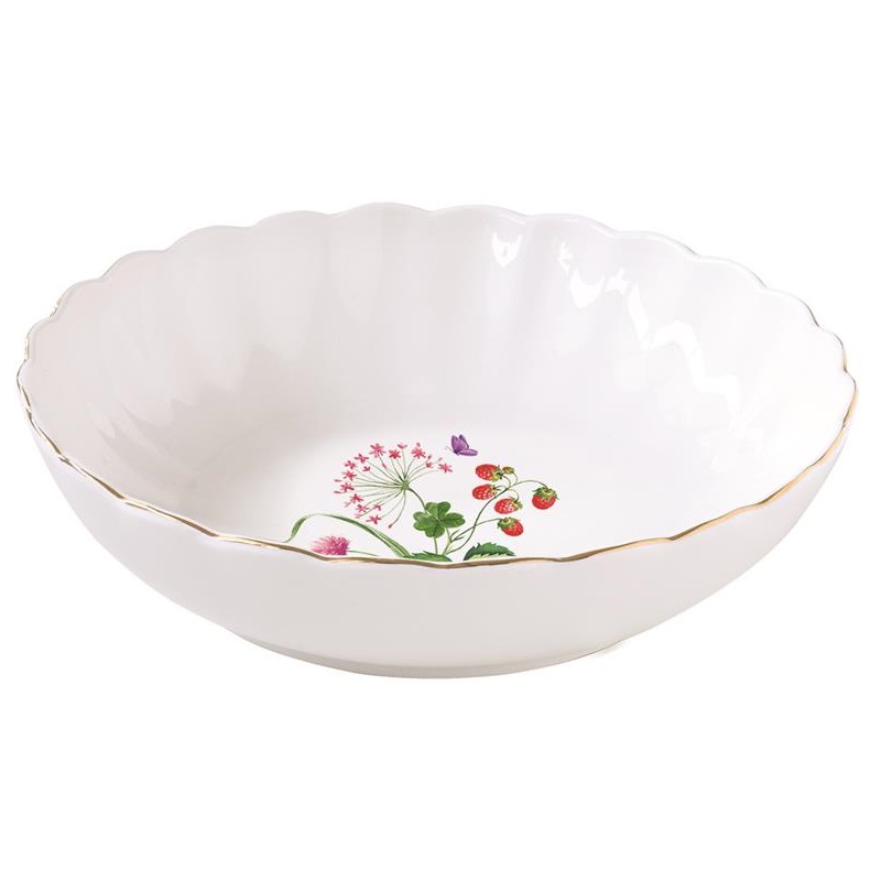 Porcelain soup plate