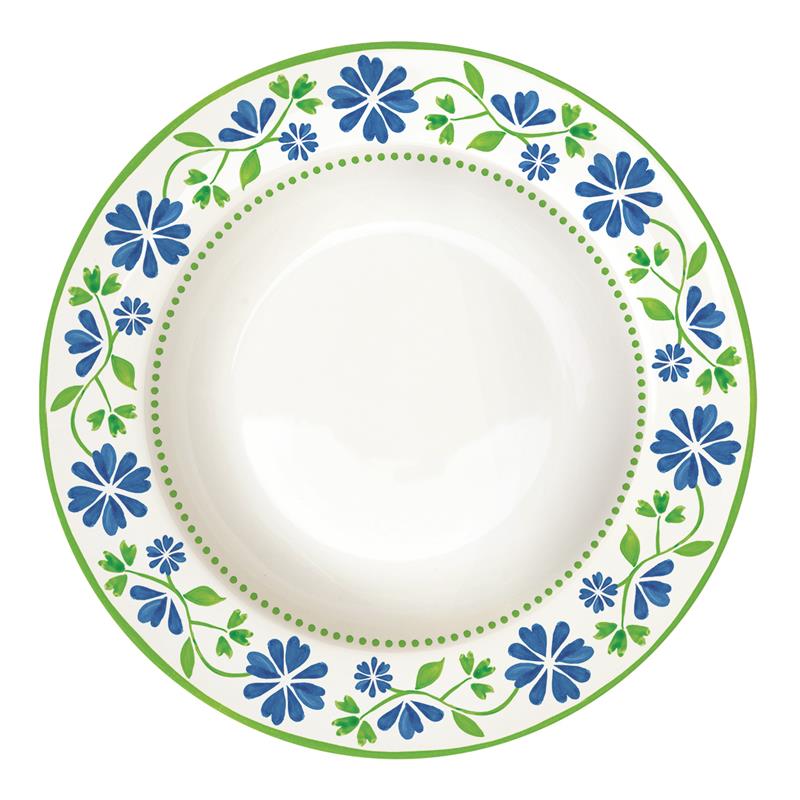 Porcelain soup plate
