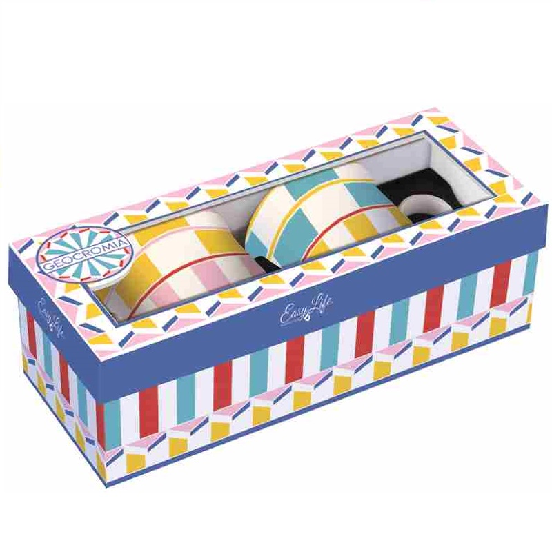 Set 2 high quality porcelain mugs in gift box