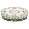 Set 4 porcelain dessert plates in gift box