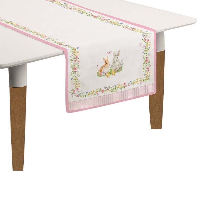 Set of 2 table runners 100% cotton