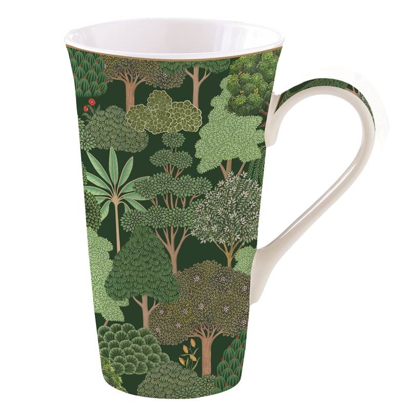 High quality porcelain mug in colour box