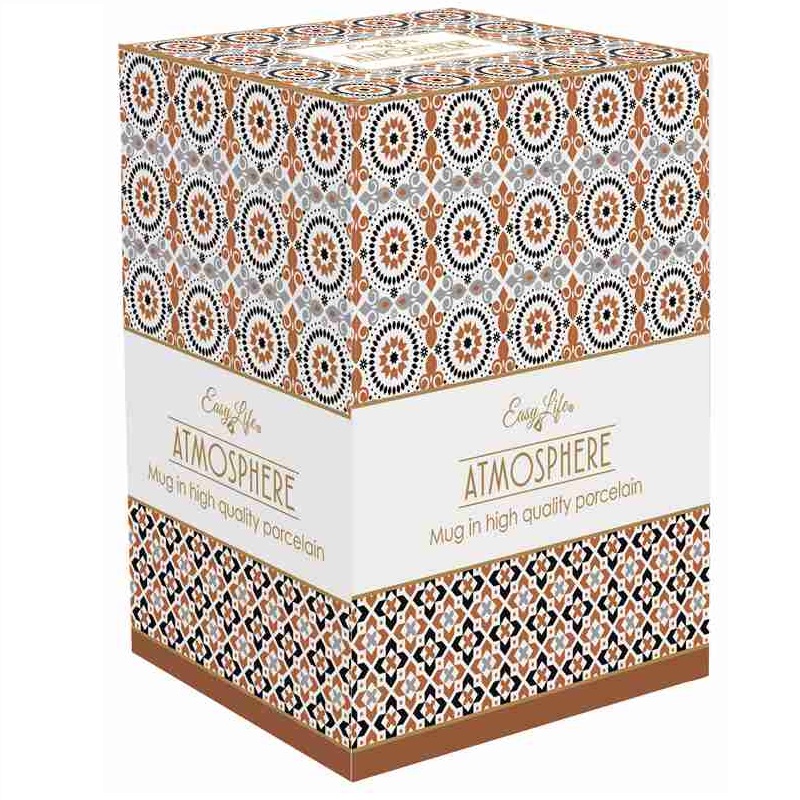 High quality porcelain mug in colour box
