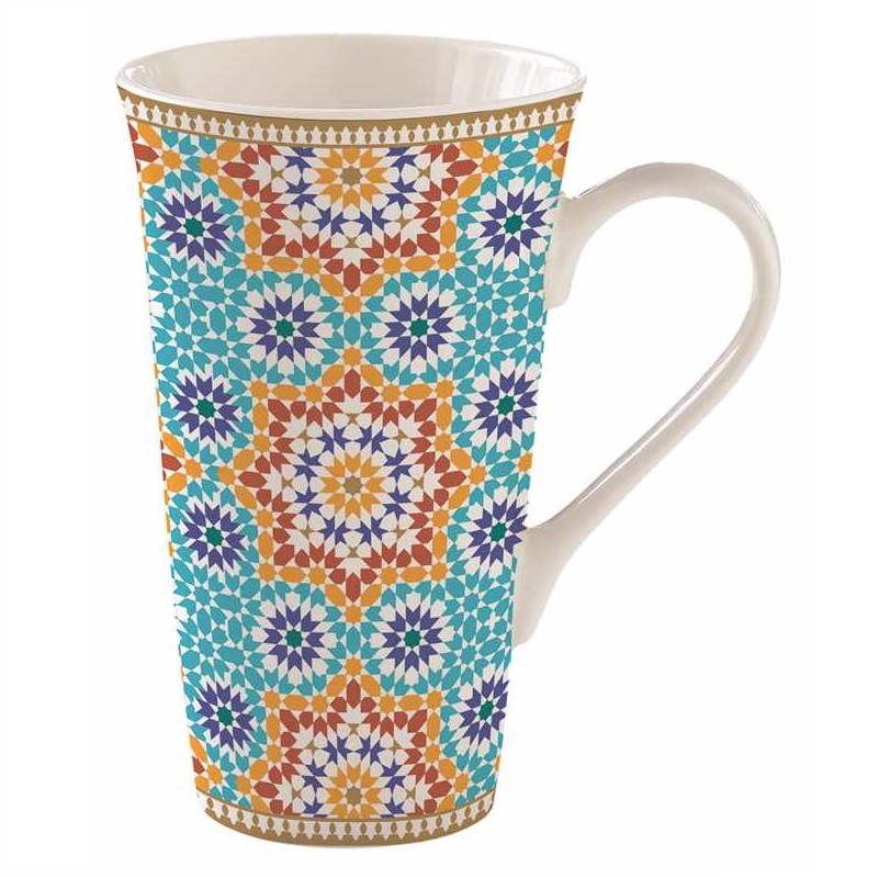 High quality porcelain mug in colour box