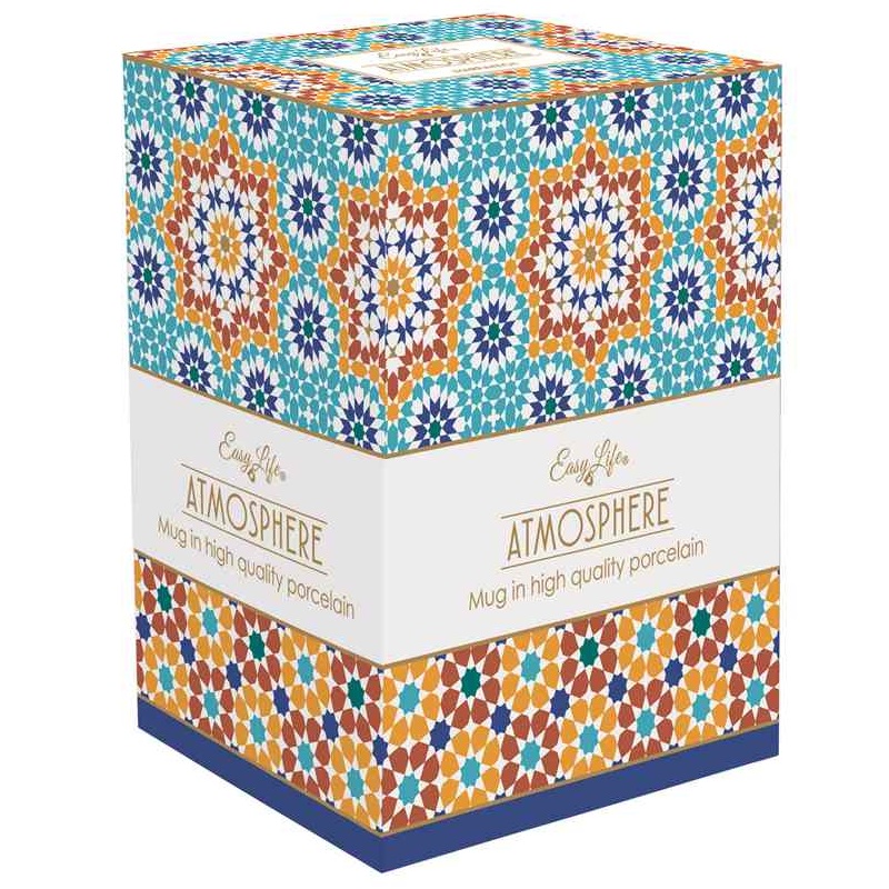 High quality porcelain mug in colour box