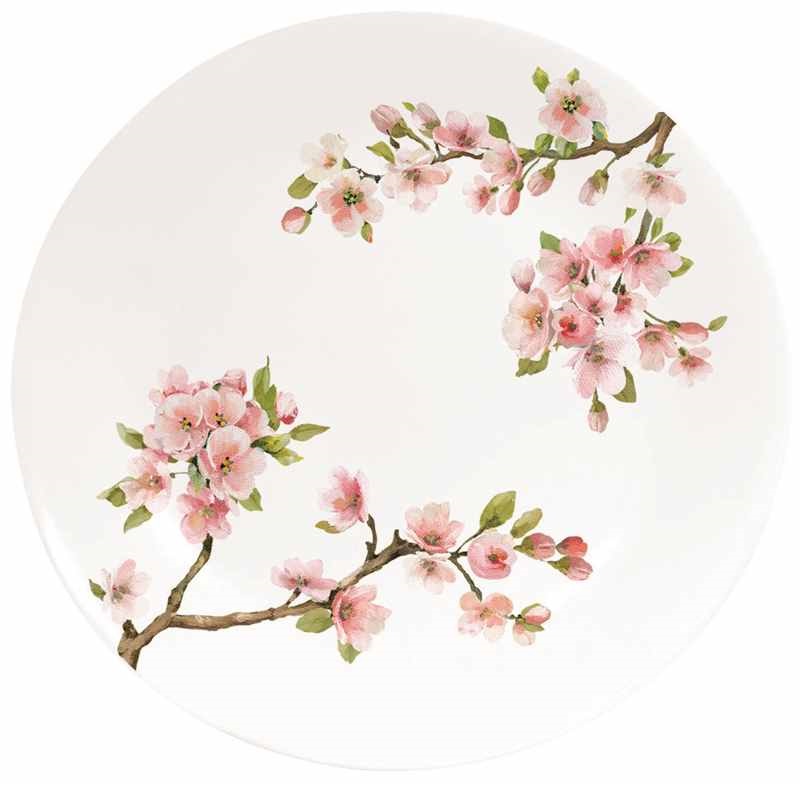 Porcelain dessert plate in colour box