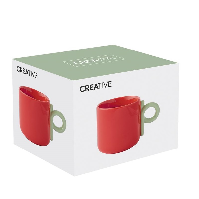 Porcelain mug in colour box