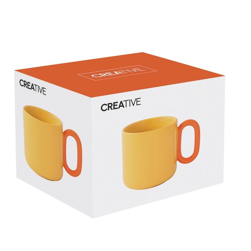 Porcelain mug in colour box