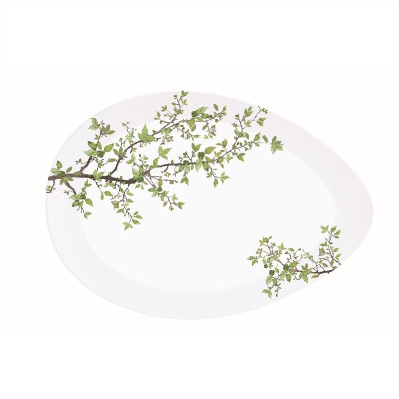 Porcelain serving platter in colour box