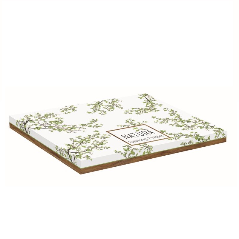 Porcelain serving platter in colour box