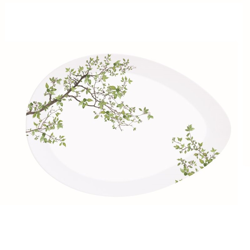 Porcelain serving platter in colour box