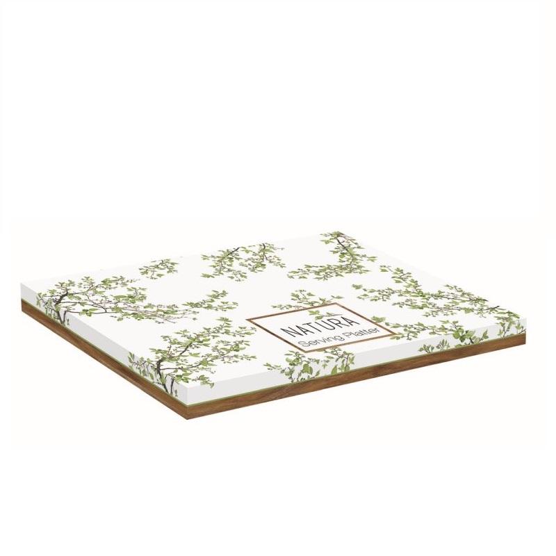 Porcelain serving platter in colour box