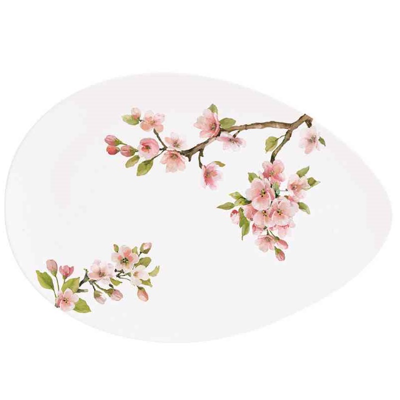 Porcelain serving platter in colour box