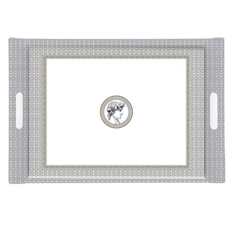 Rect.tray with handles