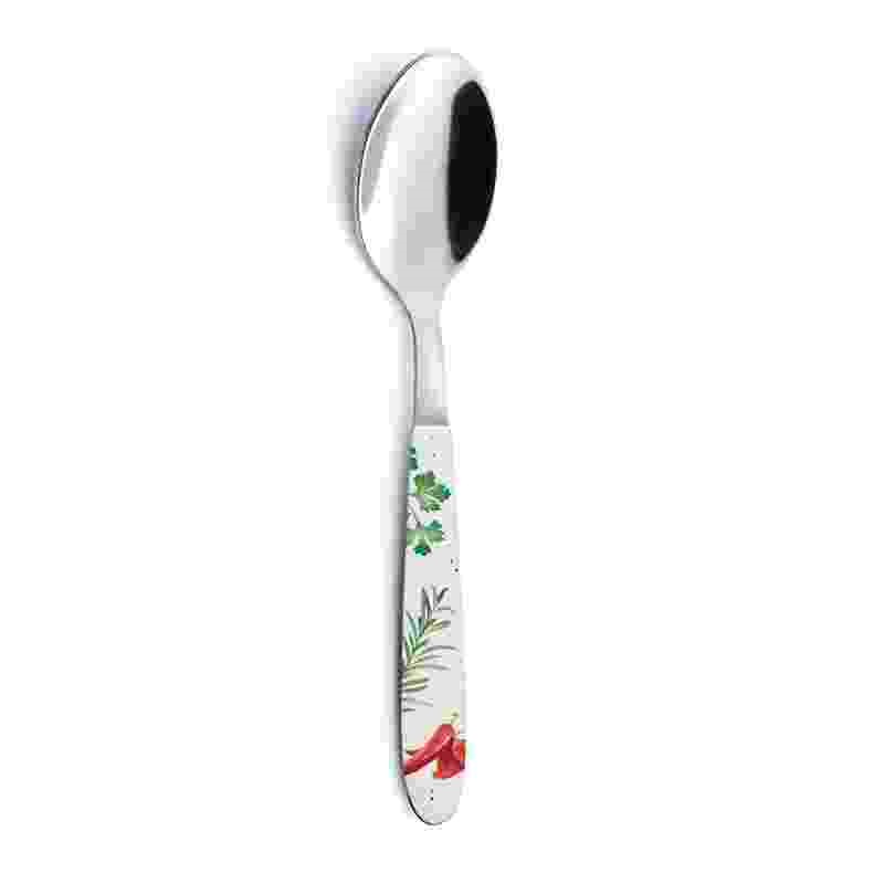 S/S Coffee spoon with decorated handle
