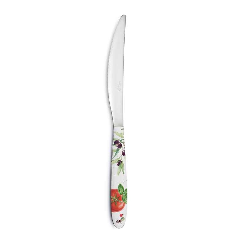S/S Knife with decorated handle