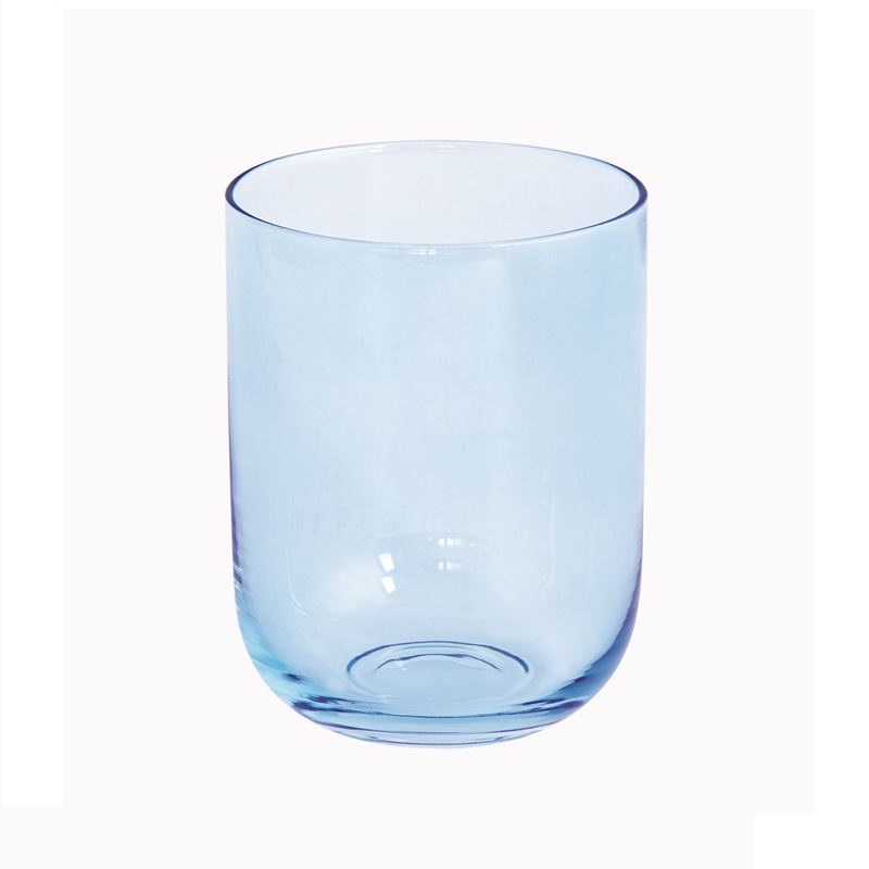 Set 2 coloured water glasses in colour box