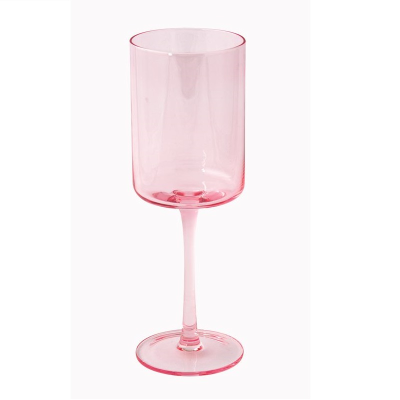 Set 2 coloured wine glasses in colour box