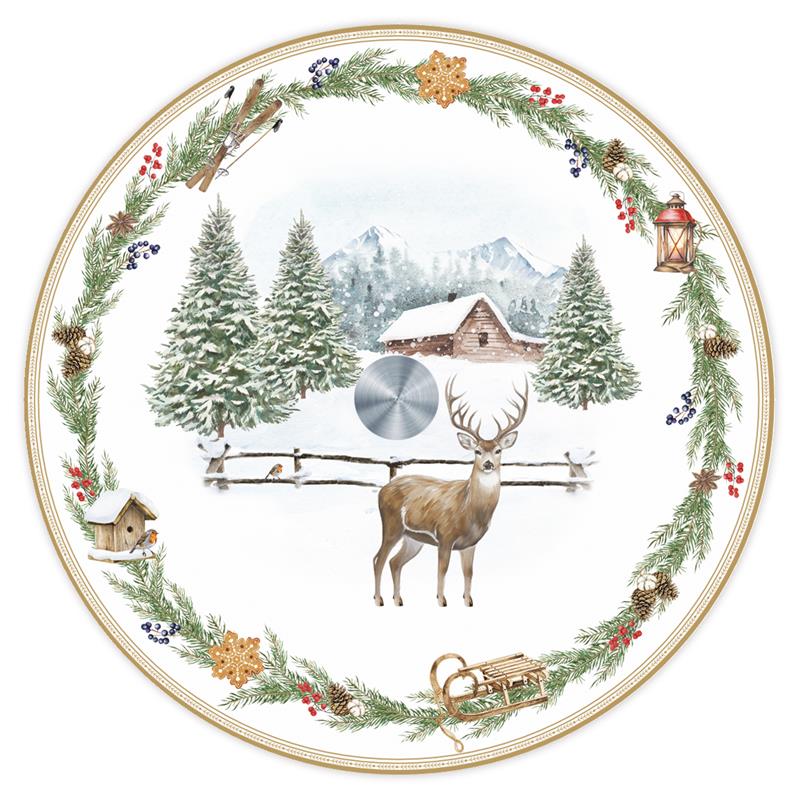 Cheese lazy susan.Turning cheese board