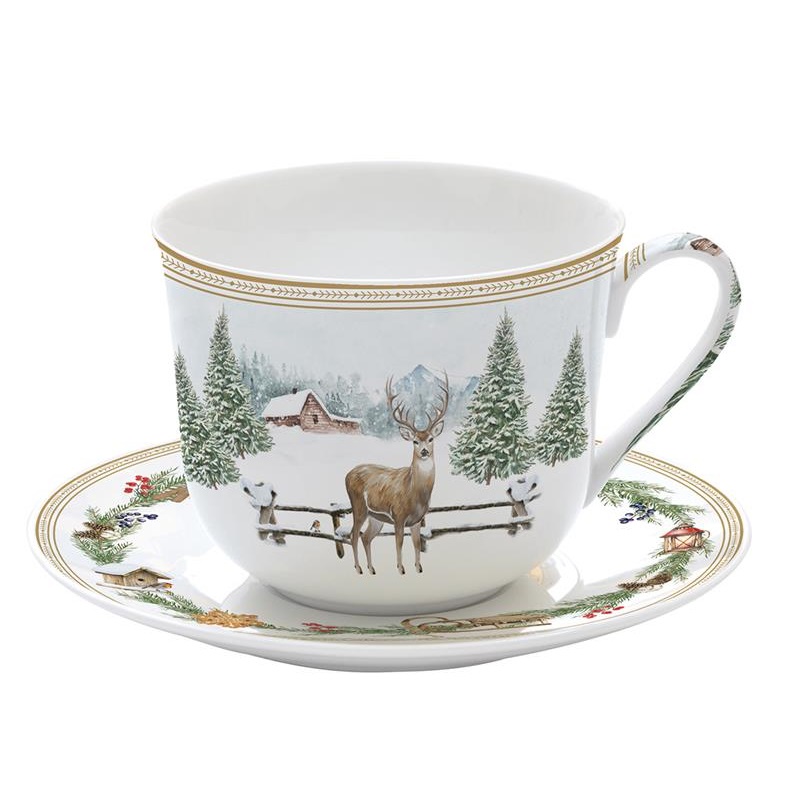 High quality porcelain breakfast cup and saucer i
