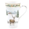 High quality porcelain mug in colour box