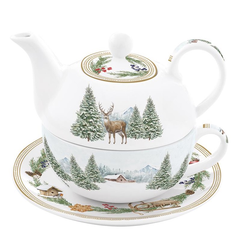 Porcelain Tea for One in colour box