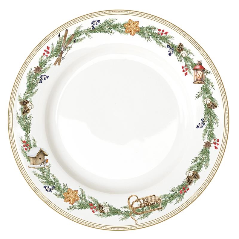Porcelain dinner plate
