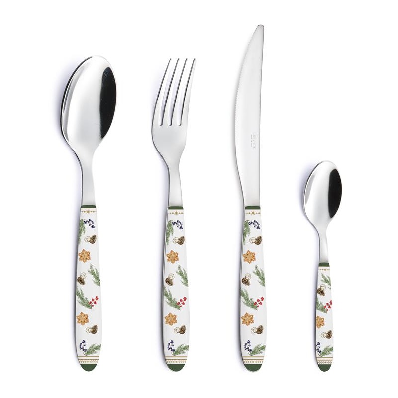 S/S Fork with decorated handle