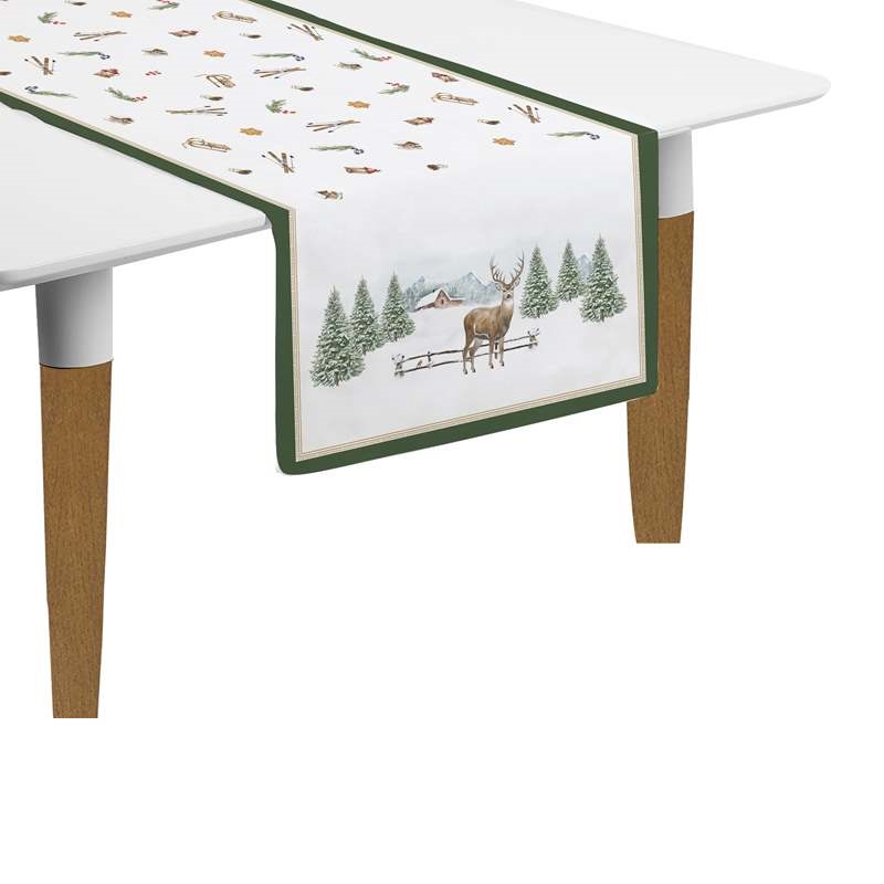 Set of 2 table runners 100% cotton