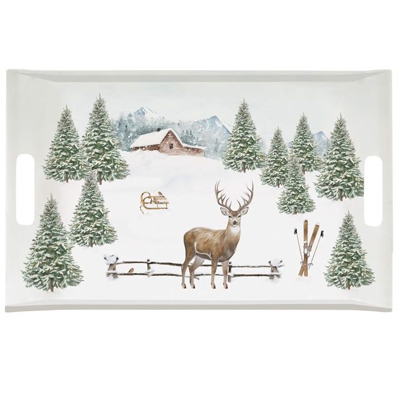 Tray with handles