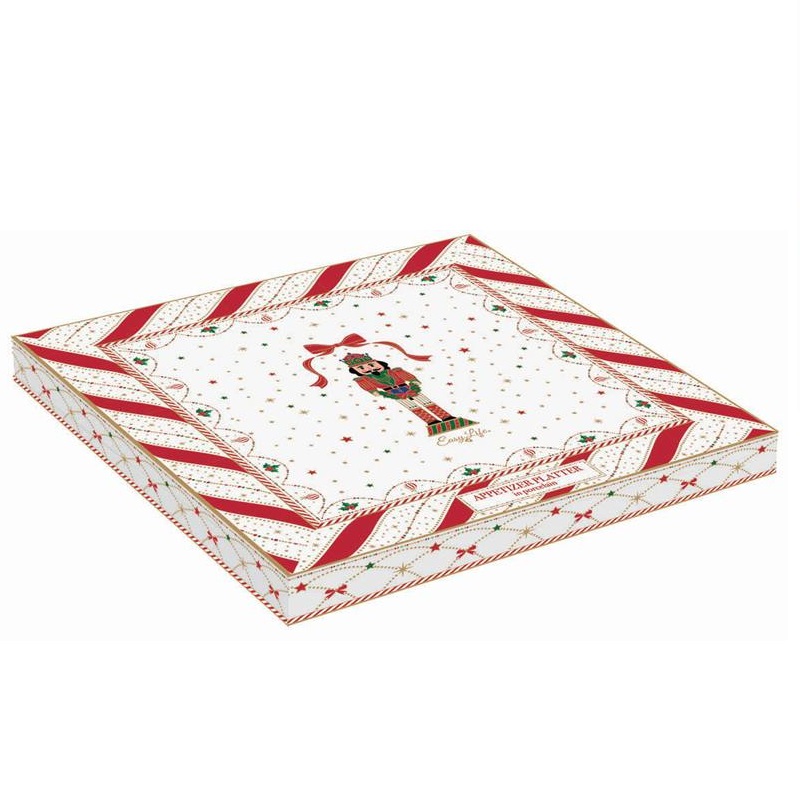 Porcelain appetizer platter in colour box