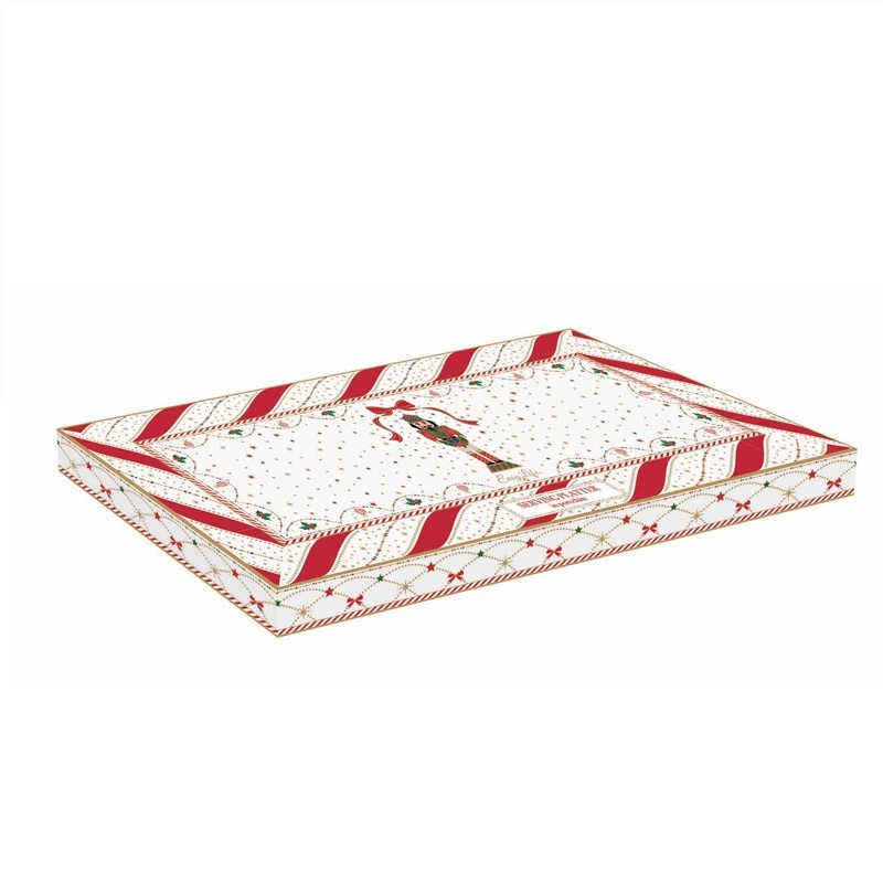 Porcelain serving platter in colour box