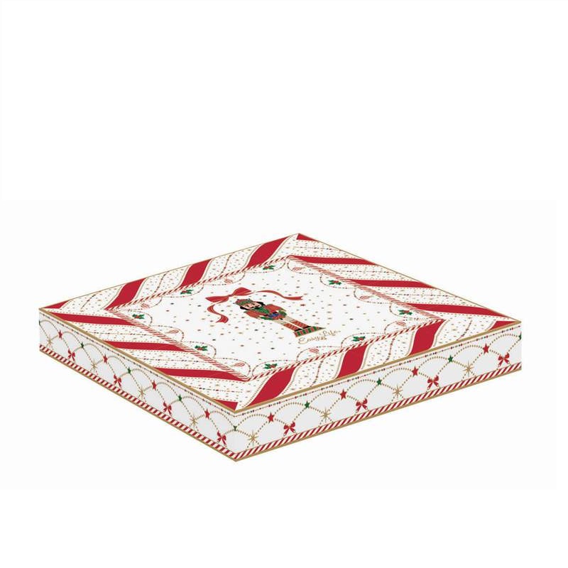 Porcelain star plate in colour box