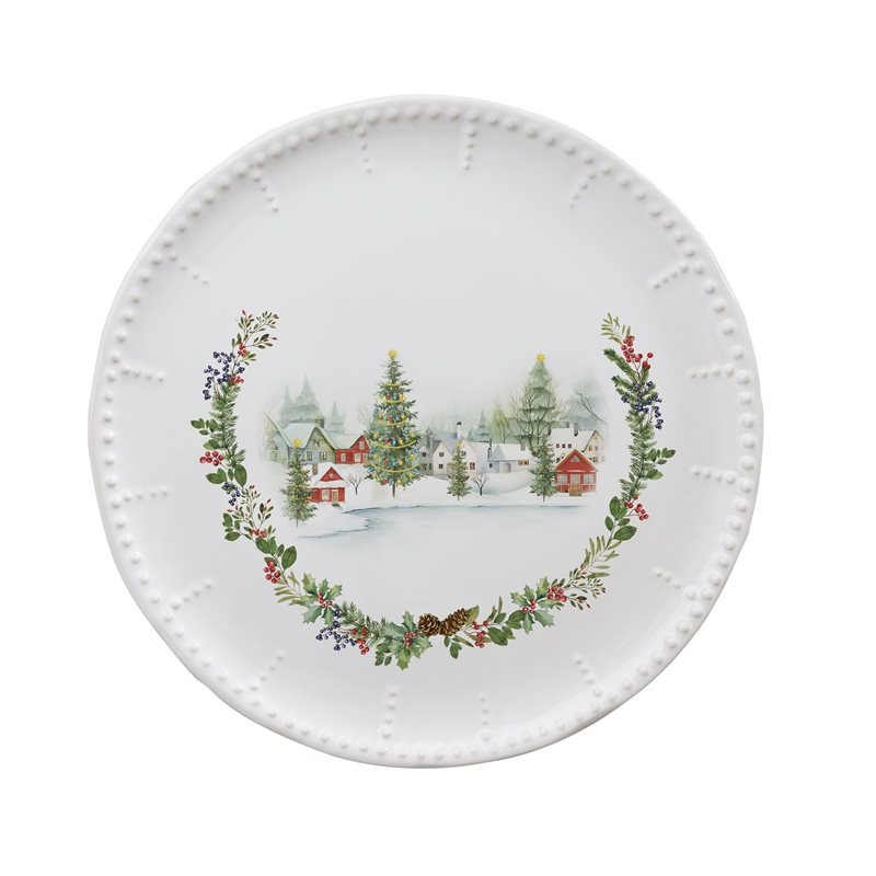 Ceramic cake plate