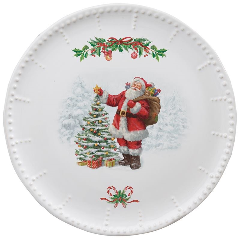 Ceramic cake plate