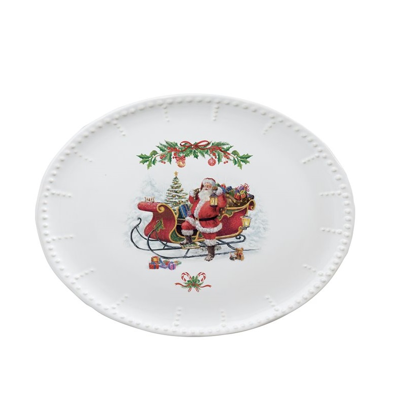 Ceramic serving platter