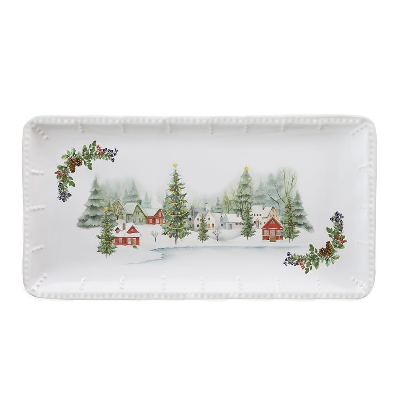 Ceramic serving platter