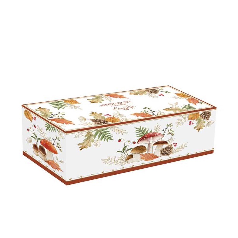 Dipping set with 3 assorted porcelain bowls with