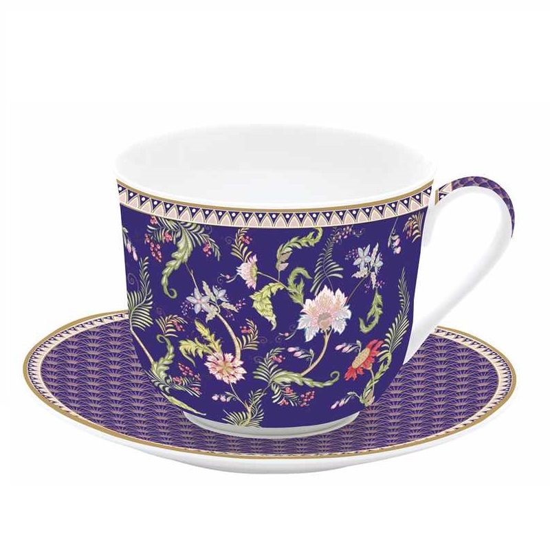 High quality porcelain breakfast cup and saucer