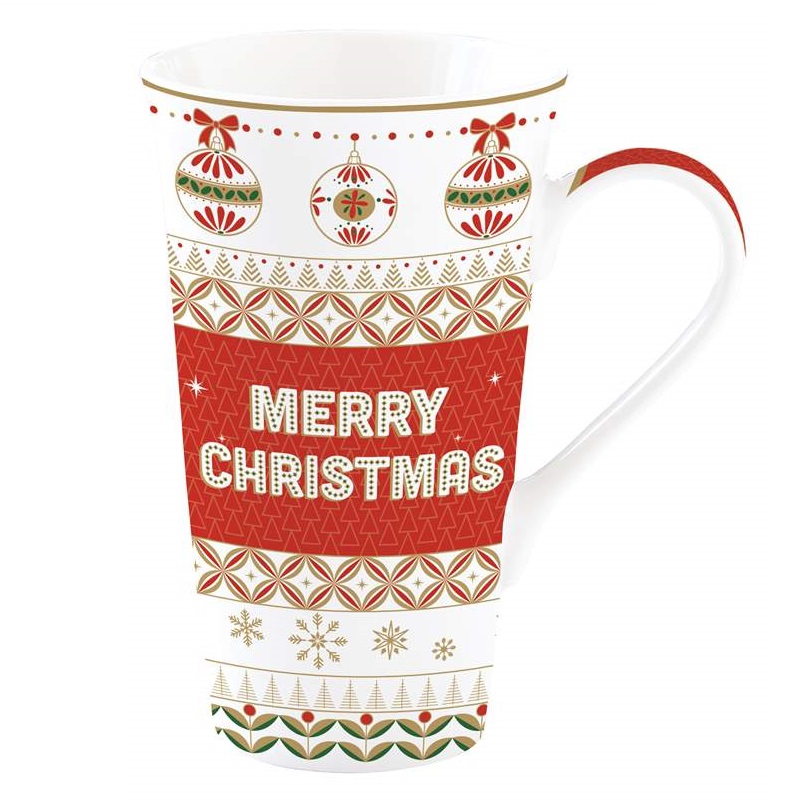 High quality porcelain mug in colour box