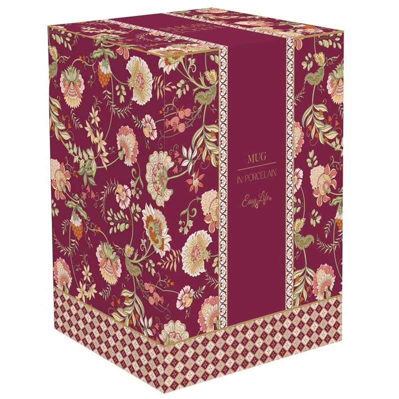 High quality porcelain mug in colour box