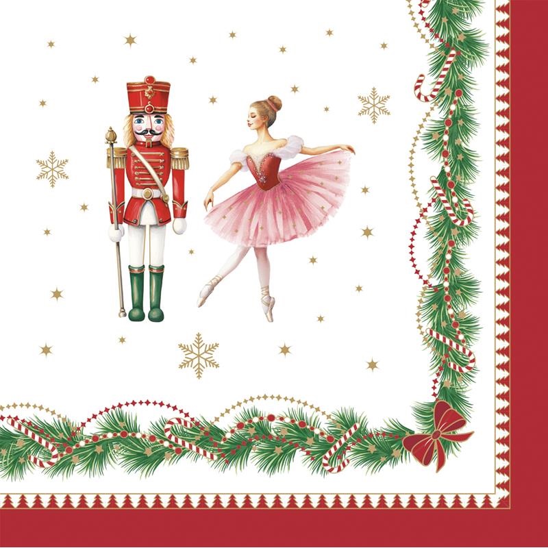 Pack of 20 paper napkins 3 ply